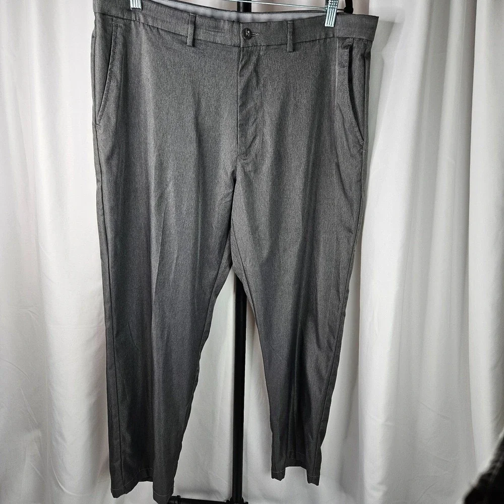 Greg Norman Performance Five Iron Golf Pants Grey Size 38W X‎ 30L Classic Fit